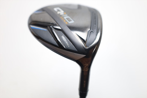 Taylormade Qi10 Max 22° 7 Fairway Wood Extra Stiff Flex Hzrdus Smoke Black Fair Taylormade Qi10 Max 22° 7 Fairway Wood Extra Stiff Flex Hzrdus Smoke Black Fair