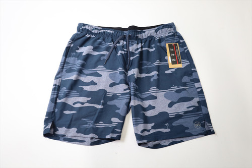 Travis Mathew Leader Board Swim Mens Size Large Blue Nights 949D New INV12710865