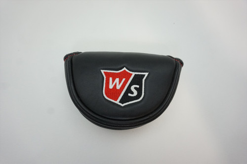 Wilson Golf Infinite Center Shafted Mallet Putter Headcover Good HA14-10-21 Wilson Golf Infinite Center Shafted Mallet Putter Headcover Good HA14-10-21