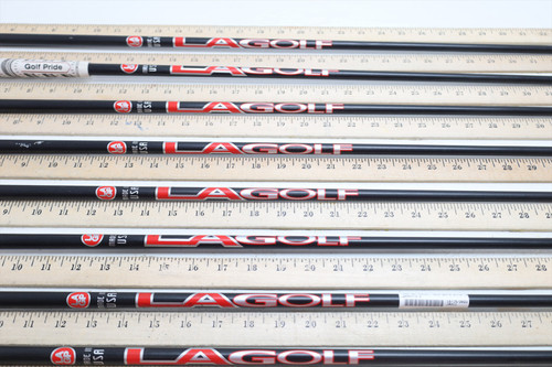 La Golf Tour AXS Red 85g Stiff 34.75"-27.75" Iron Shaft Set Pulls .355 67046 La Golf Tour AXS Red 85g Stiff 34.75"-27.75" Iron Shaft Set Pulls .355 67046