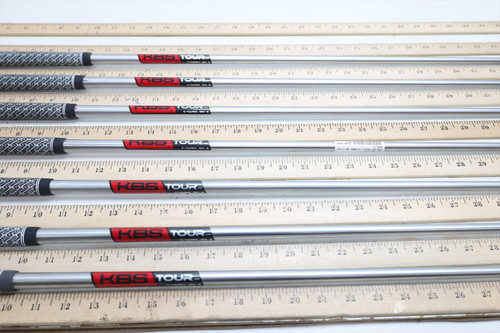Kbs C-Taper 120 120g Stiff 34.75"-37.75" Iron Shaft Set Pulls .355 68753 Kbs C-Taper 120 120g Stiff 34.75"-37.75" Iron Shaft Set Pulls .355 68753