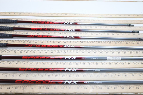 Fujikura Speeder Nx Red 50 Senior 33.75"-36.75" Iron Shaft Set Pulls .355 60376 Fujikura Speeder Nx Red 50 Senior 33.75"-36.75" Iron Shaft Set Pulls .355 60376