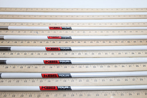 New Kbs Tour White Custom 110g Regular 37.25"-39.5" Iron Shaft Set .355 60853 New Kbs Tour White Custom 110g Regular 37.25"-39.5" Iron Shaft Set .355 60853
