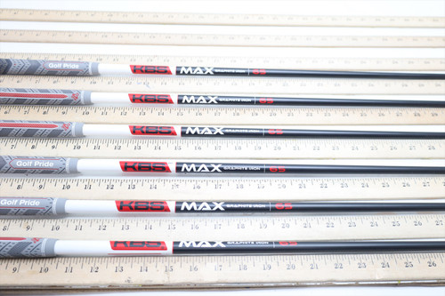 Kbs Max Graphite 65 65g Regular 34"-36" Iron Shaft Set .355 8311 Kbs Max Graphite 65 65g Regular 34"-36" Iron Shaft Set .355 8311