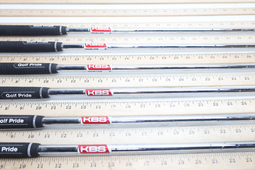 Kbs Tour Lite 100 100g Stiff 34"-37.25" Iron Shaft Set Pulls .355 7174 Kbs Tour Lite 100 100g Stiff 34"-37.25" Iron Shaft Set Pulls .355 7174