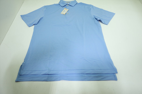 Peter Millar Golf Solid Polo Mens Size Medium COTTAGE BLUE New INV12561484 Peter Millar Golf Solid Polo Mens Size Medium COTTAGE BLUE New INV12561484