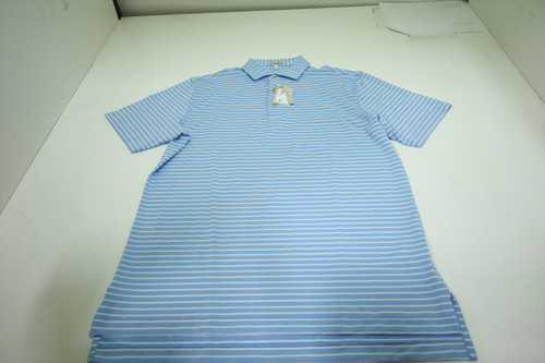 Peter Millar Golf Solid Polo Mens Size Medium COTTAGE BLUE New INV12561499 Peter Millar Golf Solid Polo Mens Size Medium COTTAGE BLUE New INV12561499