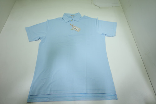 Peter Millar Golf Solid Polo Mens Size Medium SEAPT Regular New INV12614698 Peter Millar Golf Solid Polo Mens Size Medium SEAPT Regular New INV12614698