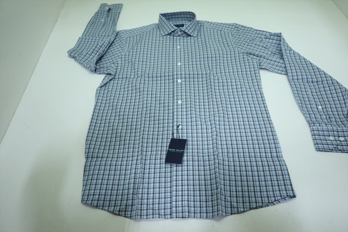 Peter Millar Golf Solid Button Down Mens Size Medium BLUE FOREST New INV12607008 Peter Millar Golf Solid Button Down Mens Size Medium BLUE FOREST New INV12607008