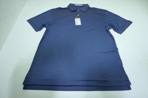Peter Millar Golf Solid Polo Mens Size Medium NAVY Regular New INV12614705 Peter Millar Golf Solid Polo Mens Size Medium NAVY Regular New INV12614705