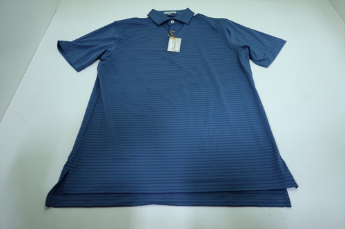 Peter Millar Golf Solid Polo Mens Size Medium BLHZE Regular New INV12547771 Peter Millar Golf Solid Polo Mens Size Medium BLHZE Regular New INV12547771