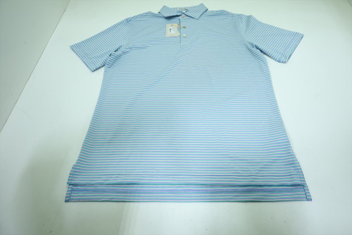 Peter Millar Golf Solid Polo Mens Size Medium SSBL Regular New INV12548021 Peter Millar Golf Solid Polo Mens Size Medium SSBL Regular New INV12548021