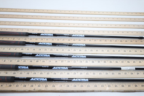 Accra Iseries 60I 60g Stiff 33.5"-35.5' Iron Shaft Set Pulls 02234 Accra Iseries 60I 60g Stiff 33.5"-35.5' Iron Shaft Set Pulls 02234