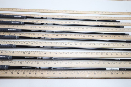 Mitsubishi Mmt Taper Tip 75 75g Stiff 33.75"-36.5" Iron Shaft Set Pulls 02250 Mitsubishi Mmt Taper Tip 75 75g Stiff 33.75"-36.5" Iron Shaft Set Pulls 02250