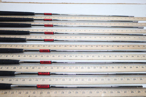 Kbs Tour 130 130g X-STIFF 34.25-37.75" Iron Shaft Set Pulls 70108 Kbs Tour 130 130g X-STIFF 34.25-37.75" Iron Shaft Set Pulls 70108