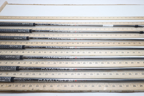 Project X Catalyst 60 5.5 60g Regular 34.75"-37.5" Iron Shaft Set Pulls 62485 Project X Catalyst 60 5.5 60g Regular 34.75"-37.5" Iron Shaft Set Pulls 62485