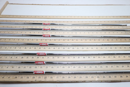 Kbs Tour Lite 100 100g Stiff 34.25"-37" Iron Shaft Set Pulls 65734 Kbs Tour Lite 100 100g Stiff 34.25"-37" Iron Shaft Set Pulls 65734
