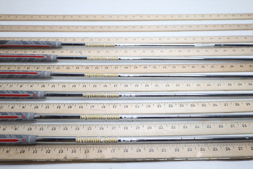 True Temper Dynamic Gold 105 R300 Regular 34.5"-37.5" Iron Shaft Set Pulls 66103 True Temper Dynamic Gold 105 R300 Regular 34.5"-37.5" Iron Shaft Set Pulls 66103