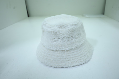 GREYSON Golf Sherpa Bucket Hat Women One Size Dove Cream New 9374 GREYSON Golf Sherpa Bucket Hat Women One Size Dove Cream New 9374