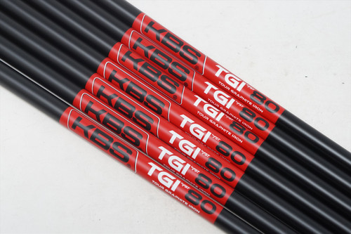 Uncut KBS TGI 80g Stiff Flex 36"-38.5" 4-PW Iron Shaft Set PULLS .355 Taper Uncut KBS TGI 80g Stiff Flex 36"-38.5" 4-PW Iron Shaft Set PULLS .355 Taper