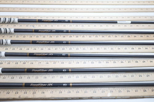 Aerotech Steelfiber Priv Res. I95 Regular 34.75"-37.5" Iron Shaft Set Pulls 4487 Aerotech Steelfiber Priv Res. I95 Regular 34.75"-37.5" Iron Shaft Set Pulls 4487