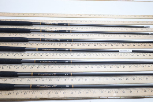 Aerotech Steelfiber Priv Res. I70 Regular 33.75'-36.25" Iron Shaft Set Pulls 361 Aerotech Steelfiber Priv Res. I70 Regular 33.75'-36.25" Iron Shaft Set Pulls 361