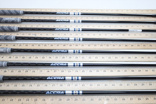Accra iS7 Iseries 70g 36.25"-38.75" Iron Shaft Set Pulls 10745 Accra iS7 Iseries 70g 36.25"-38.75" Iron Shaft Set Pulls 10745