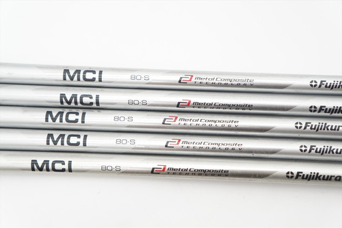 Fujikura Mci 80-S Stiff 34.75"-36" Iron Set Shaft Set 5Pc Pulls .355 1313955