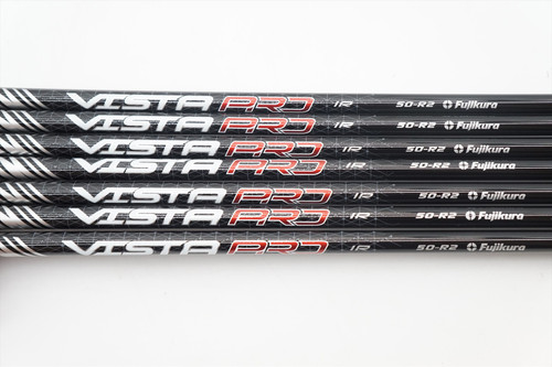 New Fujikura Vista Pro Ir 50-R2 Senior 40.5" Iron Set Shaft Set 7Pc .370 1313934 New Fujikura Vista Pro Ir 50-R2 Senior 40.5" Iron Set Shaft Set 7Pc .370 1313934