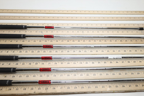 Kbs Tour 90 90g Stiff 34.25"-36.75" Iron Shaft Set Pulls 36741 Kbs Tour 90 90g Stiff 34.25"-36.75" Iron Shaft Set Pulls 36741