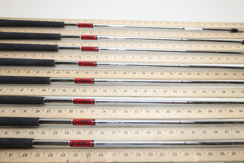 Kbs Tour 120 120g Stiff 33.75"-37.5" Iron Shaft Set Pulls 36757 Kbs Tour 120 120g Stiff 33.75"-37.5" Iron Shaft Set Pulls 36757