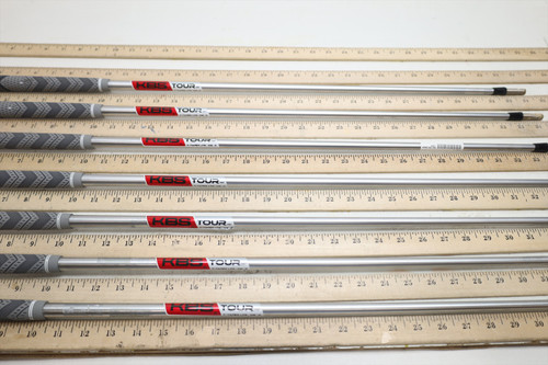 Kbs C-Taper Lite 105 105g Regular 34'-37" Iron Shaft Set Pulls 36759 Kbs C-Taper Lite 105 105g Regular 34'-37" Iron Shaft Set Pulls 36759