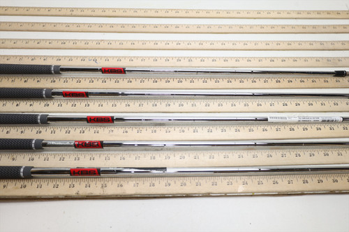 Kbs Tour Flt 120 120g Stiff 34.75"-36.75" Iron Shaft Set Pulls 36758 Kbs Tour Flt 120 120g Stiff 34.75"-36.75" Iron Shaft Set Pulls 36758