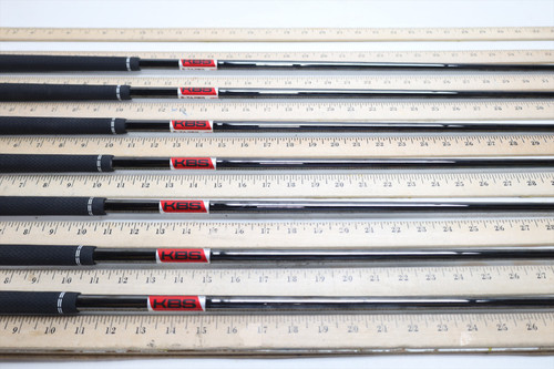 Kbs S-Taper 120 Black 120g Stiff 34"-37.25" Iron Shaft Set Pulls 02263 Kbs S-Taper 120 Black 120g Stiff 34"-37.25" Iron Shaft Set Pulls 02263