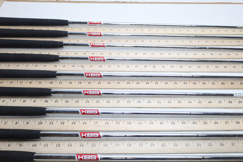 Kbs Tour Lite 100 100g Stiff 34"-37.5" Iron Shaft Set Pulls 04370 Kbs Tour Lite 100 100g Stiff 34"-37.5" Iron Shaft Set Pulls 04370
