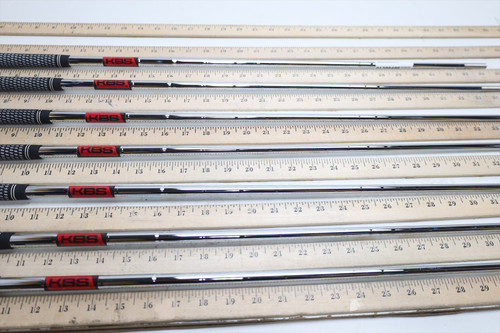Kbs Tour-V 120 120g Stiff 34.5'-37.25' Iron Shaft Set Pulls 08488 Kbs Tour-V 120 120g Stiff 34.5'-37.25' Iron Shaft Set Pulls 08488