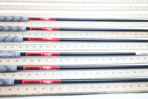 Kbs Tgi Tour Graphite 110 110g X-STIFF 33.5"-36.5" Iron Shaft Set .355 8299 Kbs Tgi Tour Graphite 110 110g X-STIFF 33.5"-36.5" Iron Shaft Set .355 8299