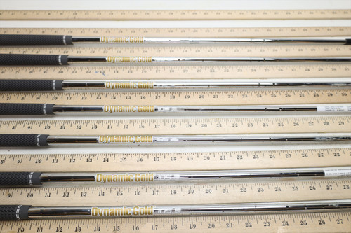 True Temper Dynamic Gold 105 Vss Pro S300 33.5"-37.5" Iron Shaft Set Pulls 36582 True Temper Dynamic Gold 105 Vss Pro S300 33.5"-37.5" Iron Shaft Set Pulls 36582