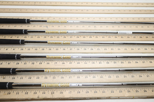 True Temper Dynamic Gold 120 S300 Stiff 34"-36.25" Iron Shaft Set Pulls 36599 True Temper Dynamic Gold 120 S300 Stiff 34"-36.25" Iron Shaft Set Pulls 36599