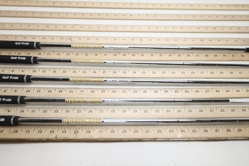 True Temper Dynamic Gold 120 X100 34.75"-36.25" Iron Shaft Set Pulls 36696 True Temper Dynamic Gold 120 X100 34.75"-36.25" Iron Shaft Set Pulls 36696