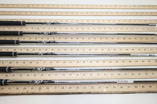 True Temper Xp 100 100g Regular 34.5"-36.75" Iron Shaft Set Pulls 37055 True Temper Xp 100 100g Regular 34.5"-36.75" Iron Shaft Set Pulls 37055