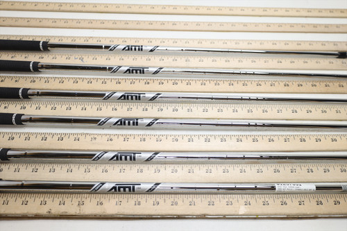 True Temper Dynamic Gold Amt Black S300 34.5"-37.5" Iron Shaft Set Pulls 37061 True Temper Dynamic Gold Amt Black S300 34.5"-37.5" Iron Shaft Set Pulls 37061