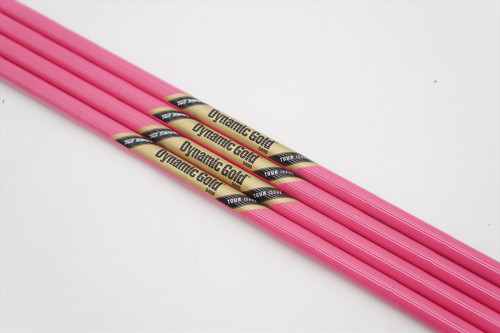 New True Temper Dynamic Gold Tour Issue S400 "Pink" 37" Wedge Shaft Set 4Pc .355 New True Temper Dynamic Gold Tour Issue S400 "Pink" 37" Wedge Shaft Set 4Pc .355