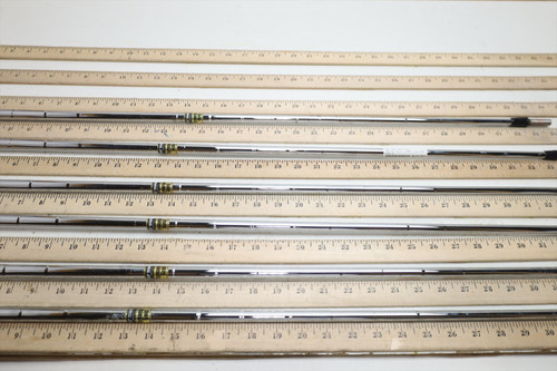 True Temper Dynamic Gold S300 130g Stiff 34"-36.5" Iron Shaft Set Pulls 37066 True Temper Dynamic Gold S300 130g Stiff 34"-36.5" Iron Shaft Set Pulls 37066
