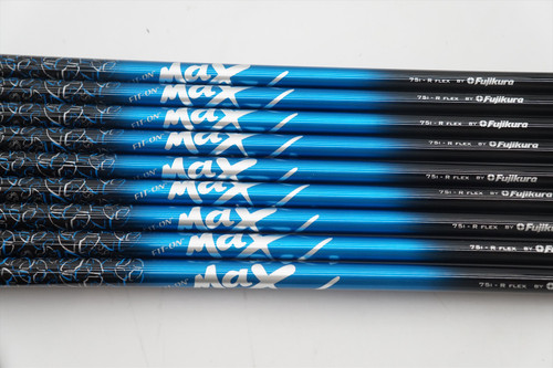 New Fujikura Fit-On Max 75I Regular 41.5" Iron Shaft Set 9Pc .370 1313828 New Fujikura Fit-On Max 75I Regular 41.5" Iron Shaft Set 9Pc .370 1313828