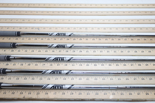 True Temper Dynamic Gold Amt Black S300 34.5"-37.25' Iron Shaft Set Pulls 11563 True Temper Dynamic Gold Amt Black S300 34.5"-37.25' Iron Shaft Set Pulls 11563