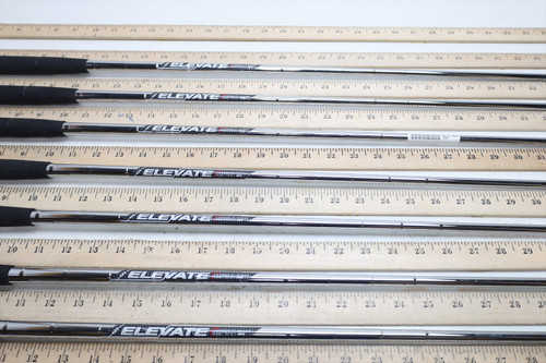 True Temper Elevate 95 95g Stiff 34.25"-37.5' Iron Shaft Set Pulls 04368 True Temper Elevate 95 95g Stiff 34.25"-37.5' Iron Shaft Set Pulls 04368
