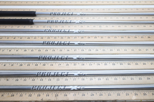 Project X LS 6.0 125g X-STIFF 34"-36.75" Iron Shaft Set Pulls 46340 Project X LS 6.0 125g X-STIFF 34"-36.75" Iron Shaft Set Pulls 46340