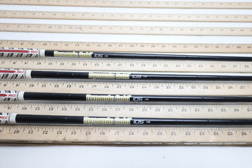 True Temper Dynamic Gold 105 Onyx S300 33.25"-37.5" Iron Shaft Set Pulls 25249 True Temper Dynamic Gold 105 Onyx S300 33.25"-37.5" Iron Shaft Set Pulls 25249