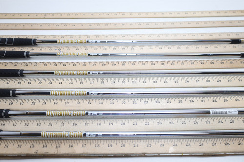 True Temper Dynamic Gold 105 R300 Regular 33.75"-37" Iron Shaft Set Pulls 02880 True Temper Dynamic Gold 105 R300 Regular 33.75"-37" Iron Shaft Set Pulls 02880